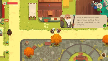 На изображении: скриншот игрового процесса из игры «Moonlighter».