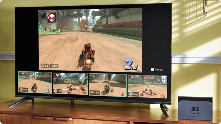 Использование памяти Nintendo Switch 2 GameChat (Источник изображения: Nintendo of America)