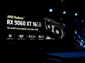 Компания AMD официально представила графический процессор Radeon Rx 9060 XT на выставке Computex 2025 (источник изображения: AMD)