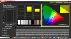 CalMAN ColorChecker (после калибровки)