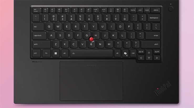 Компания Lenovo также оснастила ThinkPad P1 Gen 9 тактильным тачпадом размером 85 × 135 мм.