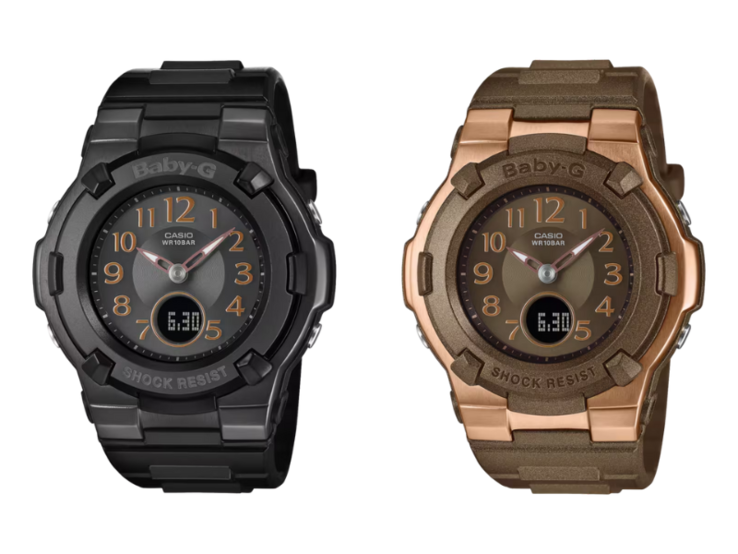 Часы Casio Baby-G BGA-1100DC-1A (слева) и BGA-1100DC-5A (справа). (Источник изображения: Casio)