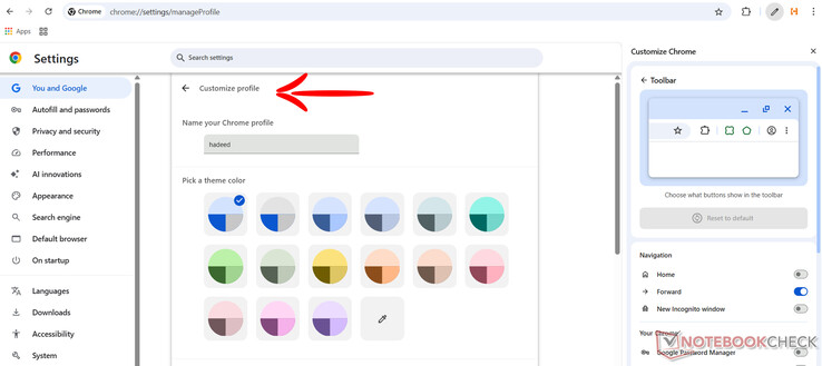 Настройка профилей в Google Chrome (Источник изображения: Antony Muchiri)