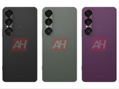 Предполагаемые утечки изображений Sony Xperia 1 VII, на которых показаны черный, зеленый и фиолетовый варианты расцветки. (Источник изображения: Android Headlines)