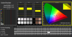 Calman ColorChecker: режим DisplayP3