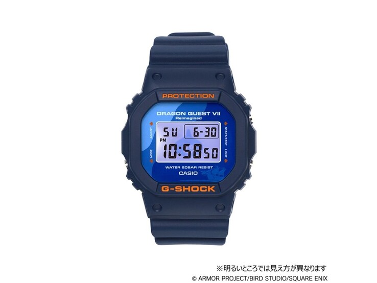 Часы Casio G-Shock x Dragon Quest VII Reimagined DW-5600X. (Источник изображения: Square Enix)