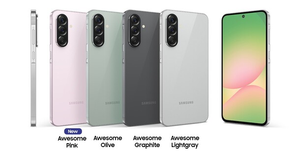 Модель Galaxy A56 теперь доступна в новом лимитированном цвете Awesome Pink (Источник изображения: Samsung)