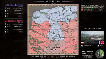 На изображении: скриншот игрового процесса из игры «Over The Top: WWI».