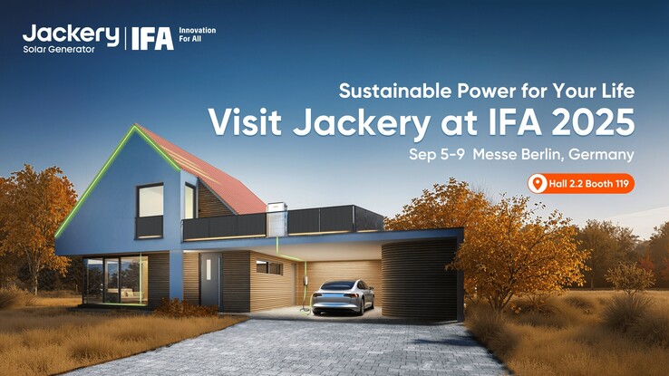 Jackery покажет различные продукты на выставке IFA 2025. (Источник изображения: Jackery)