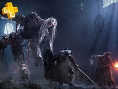 Бой с боссом в игре Lords of the Fallen.