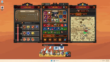 На снимке: скриншот игрового процесса из игры «TBH: Task Bar Hero».