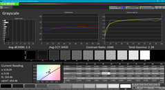 Grayscale analysis (после калибровки)