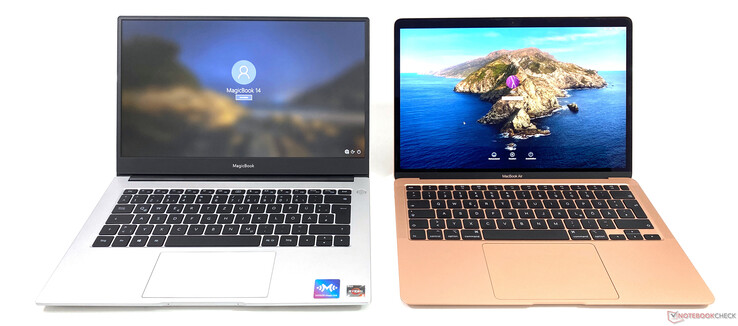 Honor MagicBook 14 и Apple MacBook Air