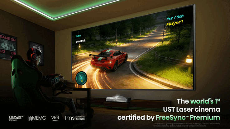 Проектор обладает полным набором сертификатов: Dolby Vision, Dolby Vision Gaming и IMAX Enhanced.