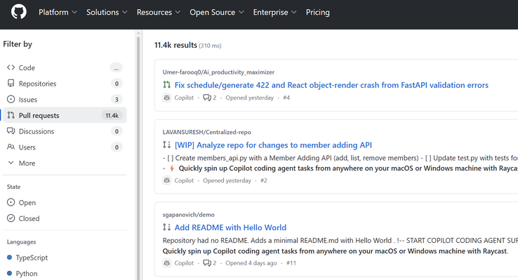Более 11 000 запросов на исправление ошибок содержат незапрашиваемое сообщение 