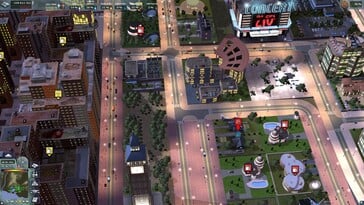 На изображении: скриншот игрового процесса из игры «City Life 2008».