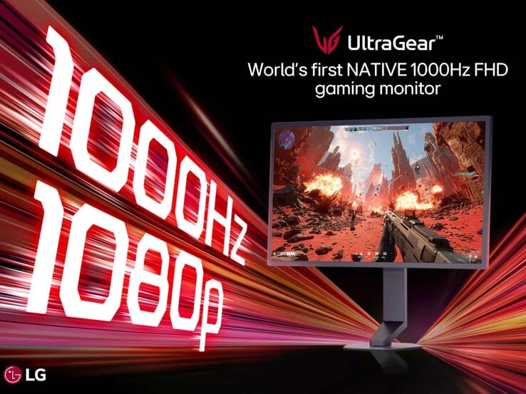LG UltraGear 25G590B поддерживает частоту 1000 Гц при 1080p.