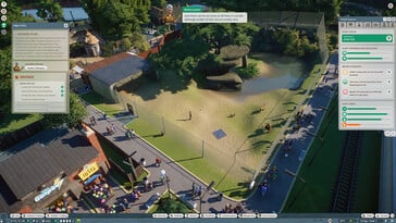 На снимке: скриншот игрового процесса из игры «Planet Zoo».