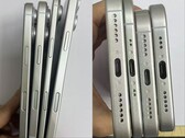 Манекены серии iPhone 17 демонстрируют ультратонкий форм-фактор слухового iPhone 17 Air по сравнению с тремя другими моделями. (Источник изображения: SonnyDickson on X)