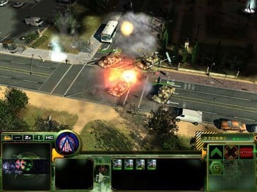 На снимке: скриншот игрового процесса из игры «Act of War».