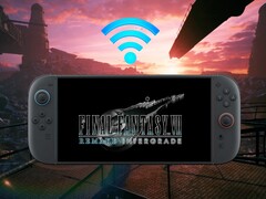 Final Fantasy 7 Remake Intergrade Switch 2 показан с символом WiFi (Источник изображения: Nintendo of America, Square Enix с правками)
