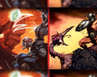 Новый комплект игр Heretic + Hexen поставляется с обновленными текстурами, современными средствами обеспечения доступности и обновленным саундтреком Эндрю Халшульта. На фото - официальное оформление игры. (Источник изображения: Steam - отредактировано)