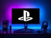 Логотип PlayStation, отображаемый на мониторе игрового ПК
