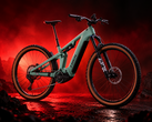 Электрический горный велосипед Trek Powerfly+ FS 8 Gen 4 оснащён центральным двигателем Bosch Performance Line CX