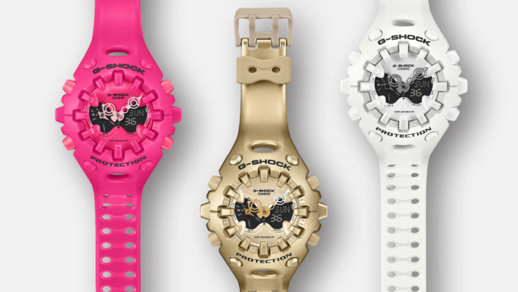 Слева направо: часы Casio G-Shock GA-V01-4A, GA-V01-7A и GA-V01-9A. (Источник изображения: Casio)