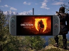 Демонстрация 2-портуальной версии Oblivion Remastered для Switch на портативном устройстве