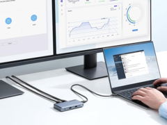 Новый концентратор Anker 7-в-1 USB-C следует за другими подобными аксессуарами, например, концентратором 343 USB-C (выше). (Источник изображения: Anker)