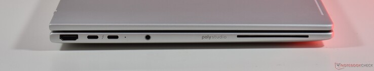 слева: HDMI, 2x Thunderbolt 4, 3,5 мм аудио, считыватель смарт-карт