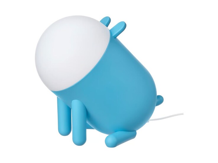 Изображение светодиодной настольной лампы IKEA Grejsimojs на белом фоне