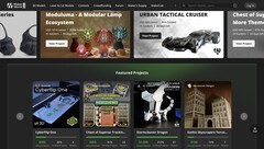 Новая страница краудфандинга (см. выше) находится на стадии развертывания, но уже содержит ряд интересных проектов (Источник изображения: MakerWorld)