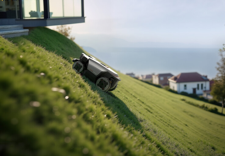 Робот-газонокосилка Roborock RockMow Z1. (Источник изображения: Roborock)