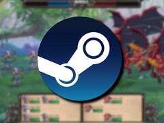 Изображение, иллюстрирующее игру Symphony of War: The Nephilim Saga и логотип Steam.