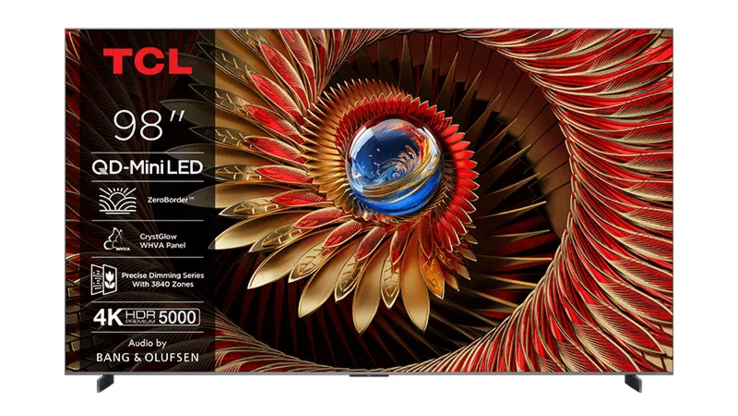 TCL Q8C Premium QD MiniLED TV. (Источник изображения: TCL)