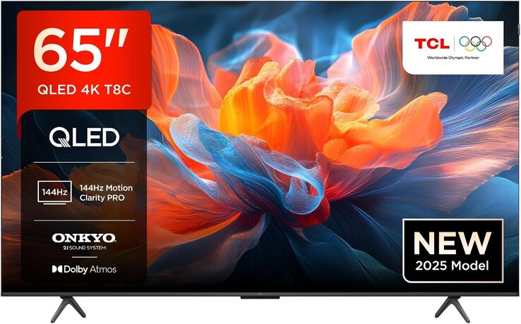 Телевизор TCL T8C QLED HDR Smart TV. (Источник изображения: TCL)