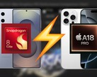 игровая производительность iPhone 16 Pro Max против Galaxy S25 Ultra: A18 Pro снова блистает. (Источник изображения: Dame Tech, Apple, Samsung, отредактировано)
