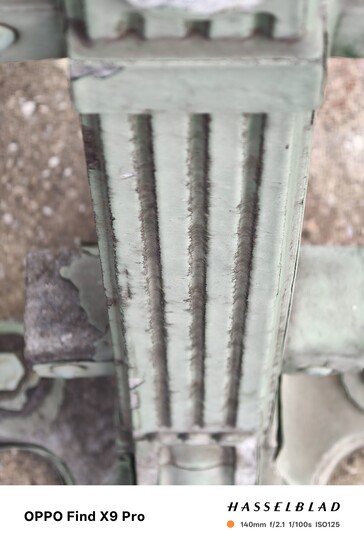 Oppo Find X9 Pro без крепления объектива показывает точные цвета.