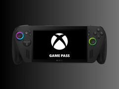 Ручной пульт Rog Xbox Ally X с логотипом Game Pass (Изображение: Microsoft Gaming с правками)
