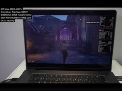 Star Wars Outlaws работает на MacBook Pro M3 Max с использованием Crossover Preview и Game Porting Toolkit 3.0 через перевод D3DMetal на macOS Tahoe (Источник изображения: YouTube/Andrew Tsai)