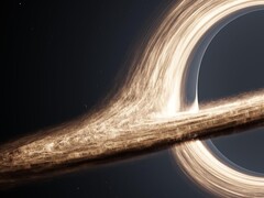 Иллюстрация художника, изображающая черную дыру. (Источник изображения: AdisResic - Pixabay)