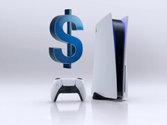 Консоль PS5 показана под знаком доллара (Источник изображения: Sony PlayStation с правками)