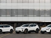 Автомобили Polestar EV на фоне штаб-квартиры компании в Гетеборге, Швеция. (Источник изображения: Polestar)