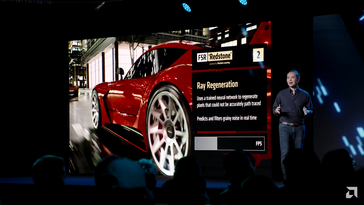 AMD FSR Redstone Ray Regeneration улучшает трассировку лучей. (Источник изображения: AMD)