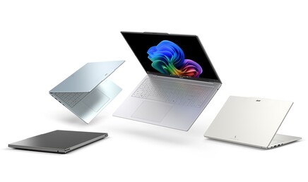 Acer Swift Air 16 выпускается в четырех цветах. (Источник изображения: Acer)