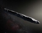 Иллюстрация первого открытого межзвездного астероида, 1I/ʻOumuamua. (Источник изображения: ESO, М. Корнмессер)