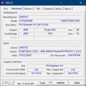 Материнская плата CPU-Z