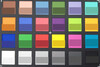 ColorChecker Passport: исходный цвет находится в нижней части каждого блока